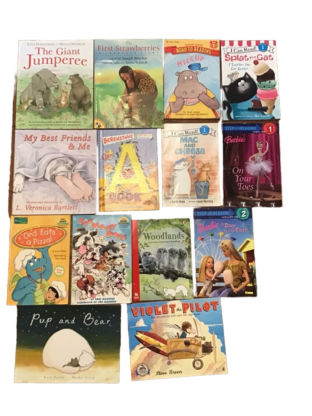 Lot of 14 Books, easy readers